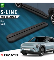 S-Dizayn Kia EV3 S-Line Siyah Yan Basamak 183 Cm 2025 Üzeri A+ Kalite