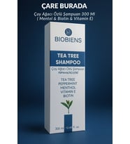 Biobiens - Çay Ağacı Özlü Şampuan 300 Ml (Biotin & Vitamin E & Mentol)
