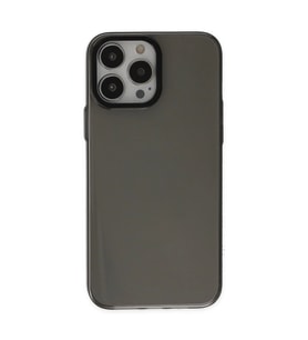 Apple İphone 14 Pro Kılıf Anka Pc Sert Metal Kapak - Siyah