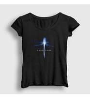 Presmono Kadın Siyah Dragonfly Themata Karnivool T-Shirt 464082tt