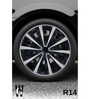 Tata Xenon 14 İnç Jant Kapağı (4 ADET) Siyah Gri C105