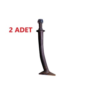 Pabuçlu Fiber Somunlu Kürüm Tırmık Dişi-2 Adet