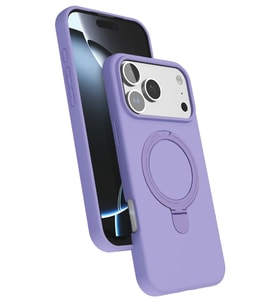 Newface Apple iPhone 17 Pro Max Regal Magsafe Standlı Kapak - Lila