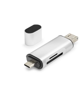 Usb Type-c Otg Kart Okuyucu Sd Microsd 480 Mbps Gri HDX7053