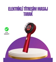 Kırmızı LED Işıklı Saç Derisi Masaj Aleti
