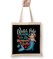 Water Polo Players Are Like Mermaids In Battle Bez Çanta Uzun Saplı