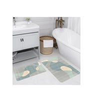 Eliana Home Baskılı 2'li Banyo Paspas Takımı RVG5184
