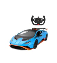 1:14 Lamborghini Huracan STO Uzaktan Kumandalı Işıklı Araba – 33 cm Yarış Serisi RC Model (Çok Renkli)