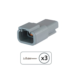 DTM04-3P Dişi Konnektör 3 Pin Kablosuz