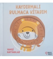 Kaydırmalı Bulmaca Kitabım - Vahşi Hayvanlar
