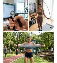 Ev Fitness Seti Kardiyo ve Kas Geliştirme Egzersiz Seti