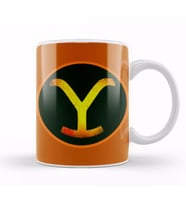 Yellowstone Logo GIFT 2022 Kupa Bardak Porselen