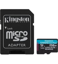 Kingston 256Gb Canvas Go Plus Microsd Card  Up To 200Mb/S  Class 10, Uhs-I, U3, V30, A2  Sdcg4/25 (Çok Renkli)