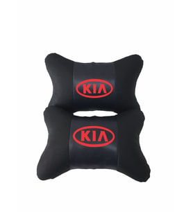 Kia Ceed koltuk koltuk kılıf uyumlu yastık - araç logo ve marka nakışlı 2li set