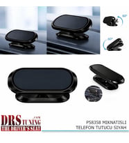 Oto Telefon Tutacağı Mıknatıslı Siyah