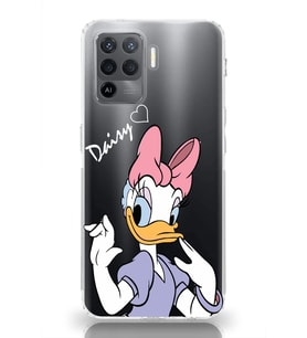 Oppo Reno 5 Lite Uyumlu Ördek Desenli Şeffaf Telefon Kılıfı