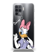 Oppo Reno 5 Lite Uyumlu Ördek Desenli Şeffaf Telefon Kılıfı