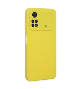 Xiaomi Poco M4 Pro 4g Kılıf Nano İçi Kadife Silikon - Sarı