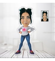 Yastık Adam Kişiye Özel Eğlenceli Bebek Yastık-8
