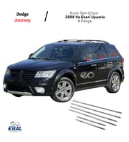 Dodge Journey Krom Cam Çıtası 6 prç. 2008 Üzeri P. Çelik