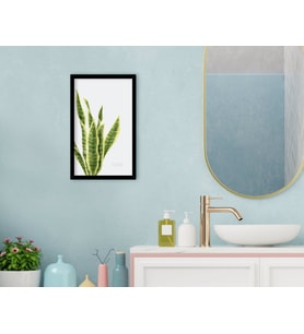 BK Home Banyo Dekoratif Ahşap Siyah Çerçeveli Tablo-9