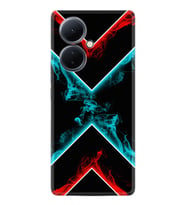 Vivo V29 Lite Kılıf Silikon Desen Özel Seri Smoke 1728