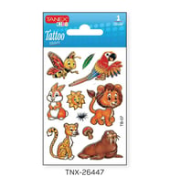 Tanex 7,5x10,5mm Safari Mini Tatoo Etiket TNX-26447