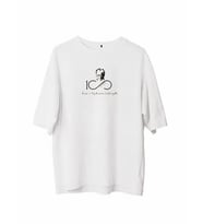 Erkek Baskılı T-Shirt Kısa Kol Bisiklet Yaka Regular Fit Rahat Kalıp Günlük Tişört - Beyaz