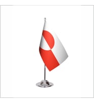 Greenland Tekli Masa Bayrağı