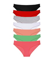 Mulvxbrf Brf02 7 Adet Süper Eko Set Likralı Kadın Slip Külot Set 6 (Mulvix)