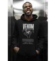 Tasarım Venom Baskılı Unisex Oversize Film Karakteri Hoodie