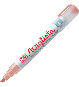 Zig Acrylista Marker Akrilik Boyama Kalemi 6 mm Kesik Uç WILD ROSE 