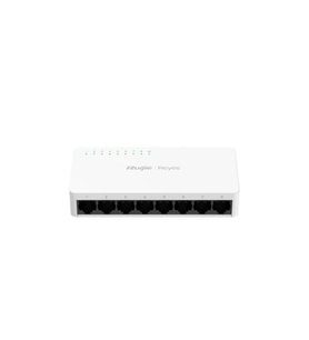 RUIJIE REYEE RG-ES08F 8 PORT 10/100 YONETILEMEZ DESKTOP SWITCH PLASTİK KASA
