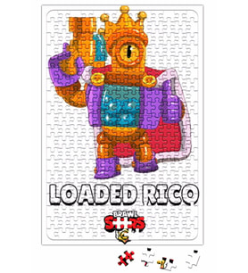 Brawl Stars Loaded Rıco Puzzle 240 Parça Yapboz
