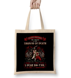 Shadow of Death, I Fear No Evil Christian Knight Bez Çanta Uzun Saplı