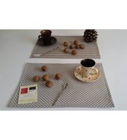 Amerikan Servis Rich Çizgi 32x45 cm Zeytin Yeşili-2'li