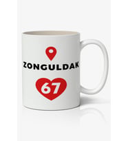 Zonguldak Baskılı Kupa Bardak Baskılı Kahve Kupa Bardak