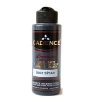 Cadence Premium Akrilik Boya 120 ml. 0002 Siyah 