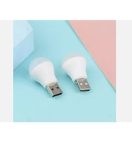 2 ADET Mini USB Ampul Led Işık-Powerbank Uyumlu,Ev-Ofis Çalışma Masası Işığı-Gece Lambası Beyaz Işık