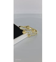Gold Dört Sıra Dorika Çelik Bilezik c120