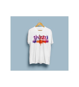 Oversize Dans/konsesr/festival tasarım unisex T-shirt