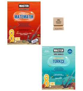 Okyanus LGS 8. Sınıf Master Matematik ve Türkçe Soru Bankası + Telefon Standı