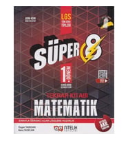 Nitelik Yayınları 8. Sınıf Matematik Süper Soru 1.Dönem Tekrar Kitabı