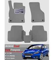 FORD FOCUS 3.5 HATCHBACK (2015-2018) Uyumlu EVA Paspas Tam Set–Araca Özel,Su Geçirmez