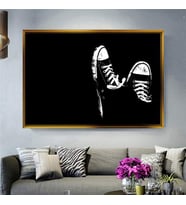 Altın Çerçeveli dekoratif tablo a213 (Gold)