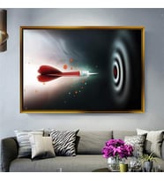 Altın Çerçeveli dekoratif tablo a1199 (Gold)