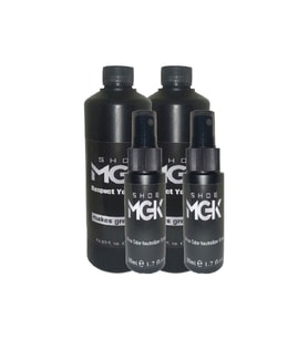 Cleaner Mgk 500 ml 2adet Ayakkabı Temizleme Sprey Formi ile 50 ml 2 Adet Mgk Ayakkabılardan gelen Kokulara Sprey Form