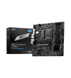 MSI PRO B760M-P DDR4 HDMI DP PCIe 16X v4.0 1700p mATX