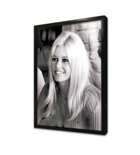 Birigitte Bardot Çerçeveli Cam Tablo