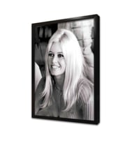 Birigitte Bardot Çerçeveli Cam Tablo